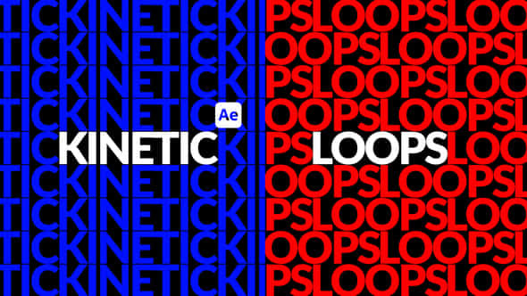 Kinetic Loop Titles - VideoHive 54995798