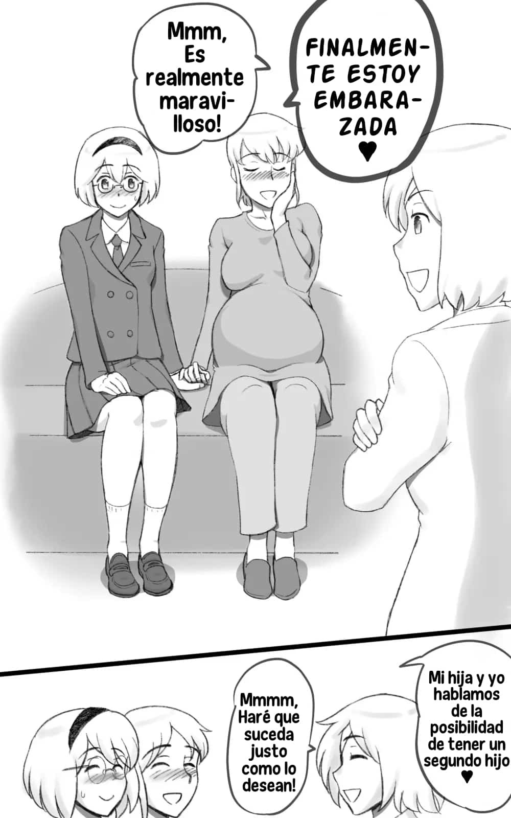 [pink-noise (Mizuiro Megane)] Futakoi ~Futanari Musume wa Mama ni Koi o Suru~ [Spanish]