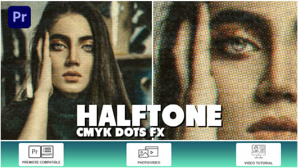 Halftone Cmyk Dots Fx I Premiere - VideoHive 53356307