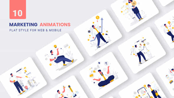 Business Maketing Animations - VideoHive 38045272