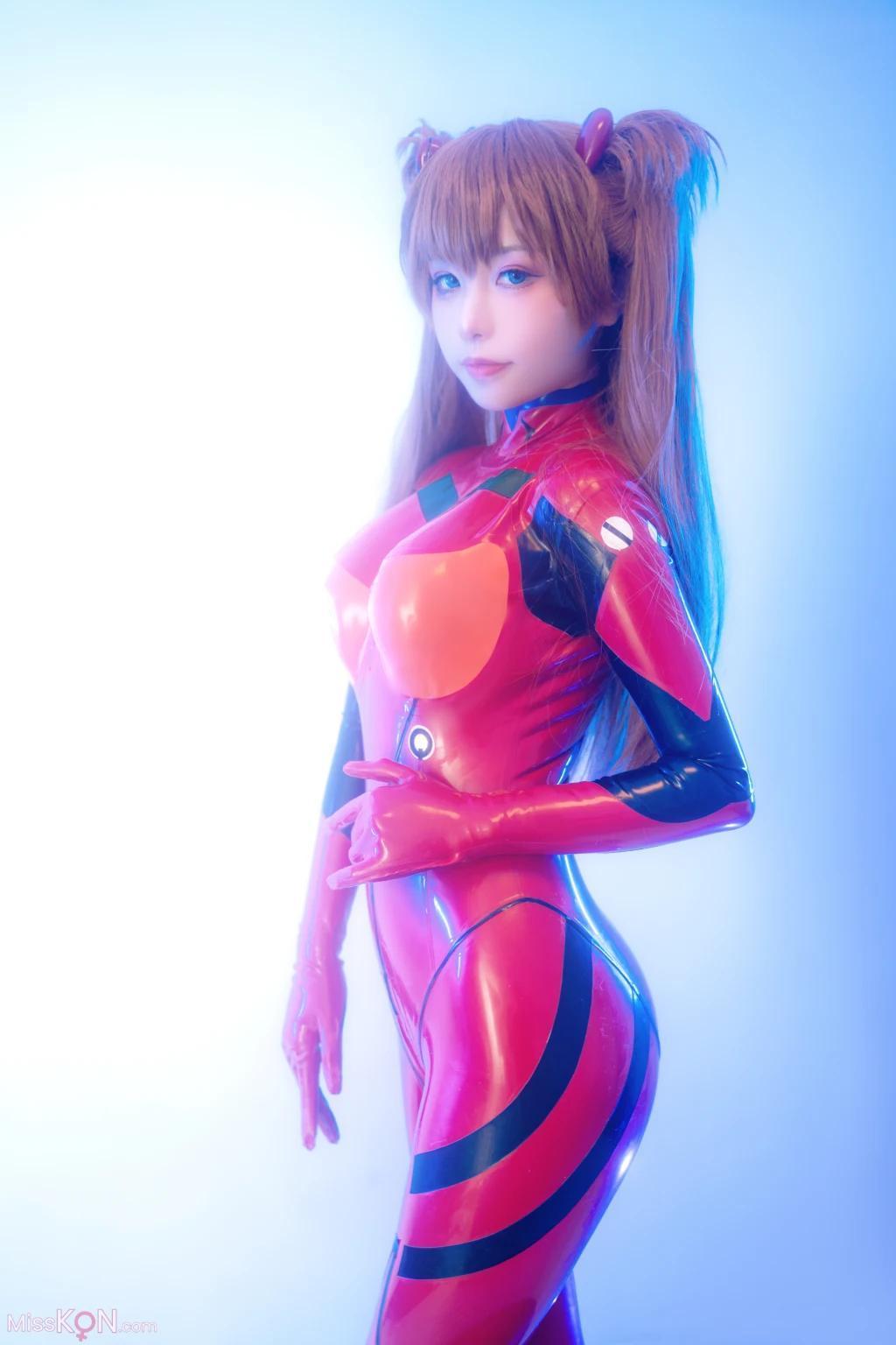 Coser@爆机少女喵小吉 (Nekokoyoshi): 明日香 人类补奸计划 (80 photos )(11)