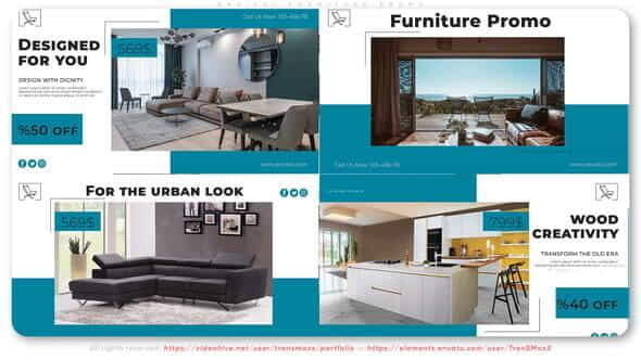 Basic Furniture Promo - VideoHive 36588752