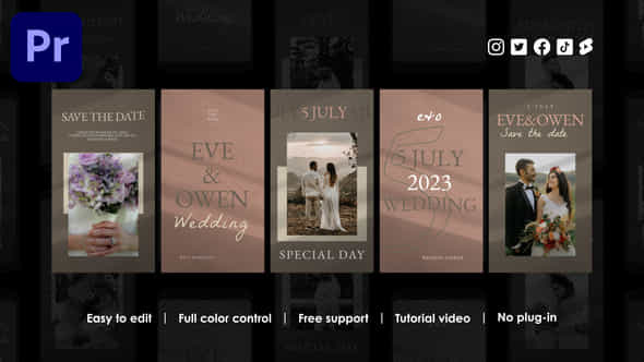 Wedding Instagram Stories - VideoHive 46642847