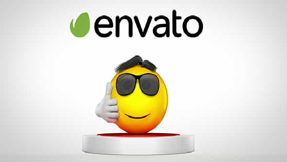 Jumping Emoji Logo Reveal - VideoHive 20481501