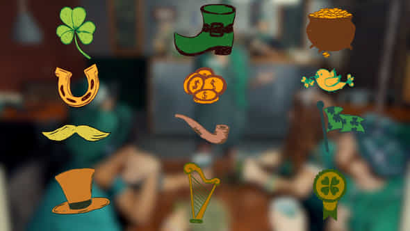 St Patricks Day Elements - VideoHive 51065673