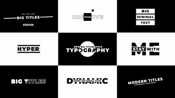 Big Titles 2.0 - VideoHive 39655261