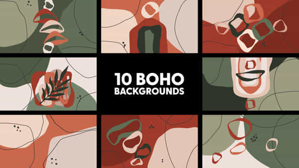 Boho Backgrounds - VideoHive 44328649