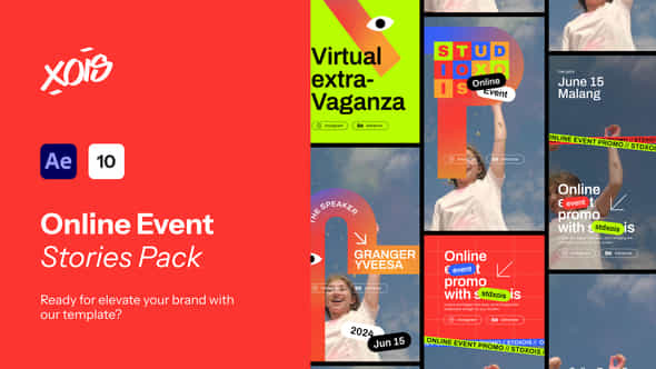 Online Event Promo Stories Pack | VideoHive 53121923