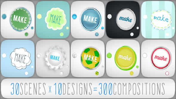 Rounded Typo Story - VideoHive 7808104