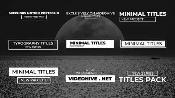 Minimal Titles - VideoHive 47826758