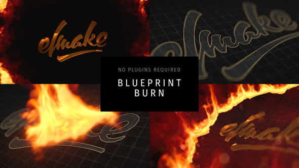 Blueprint Burn - VideoHive 27986555