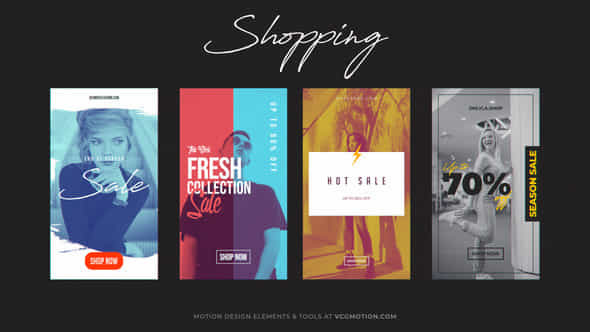 Shopping Stories - VideoHive 45064617