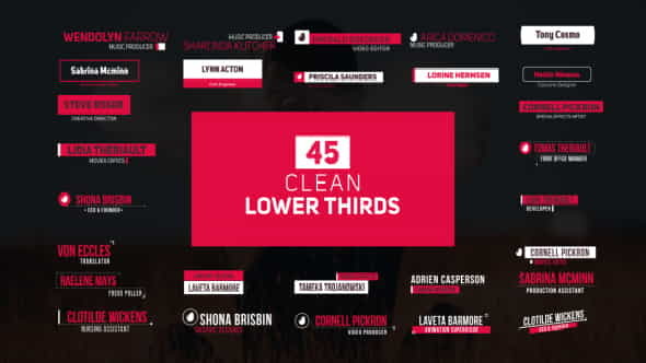 Lower Thirds - VideoHive 21284671