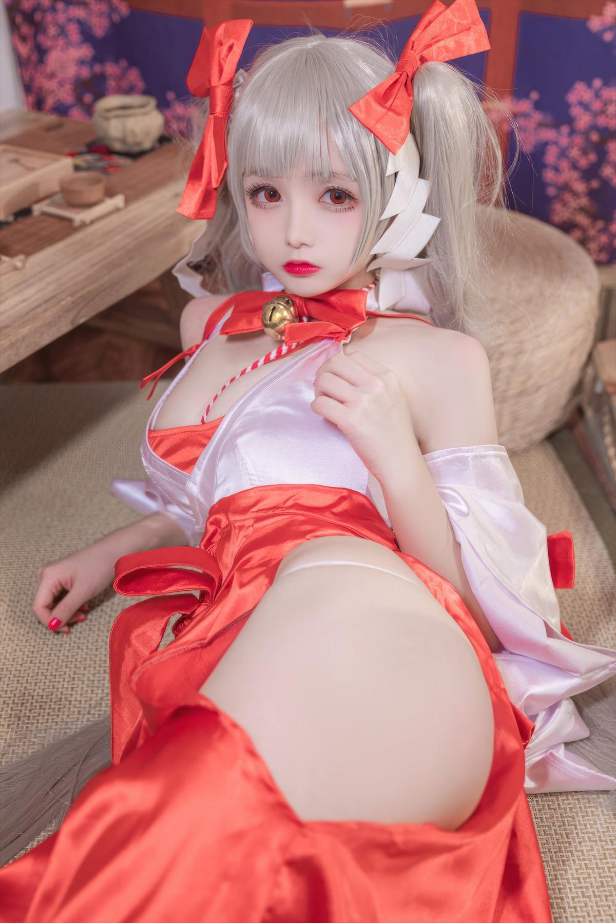 Cosplay Rinaijiao日奈娇 碧蓝航线 可畏巫女(37)