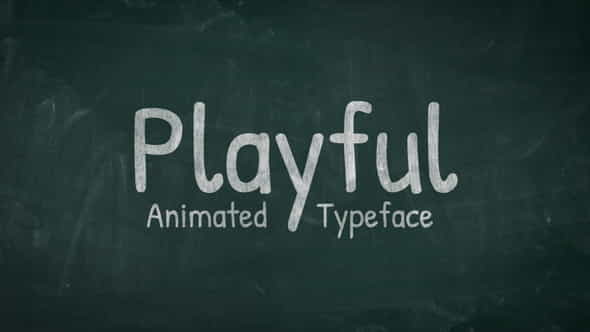 Playful - Animated Handwriting Typeface - VideoHive 31858812