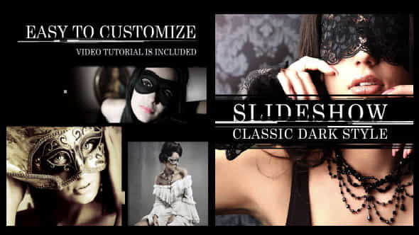 Slideshow Classic Dark Style - VideoHive 11627615