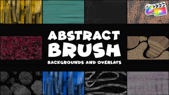 Abstract Brush Backgrounds - VideoHive 47533327