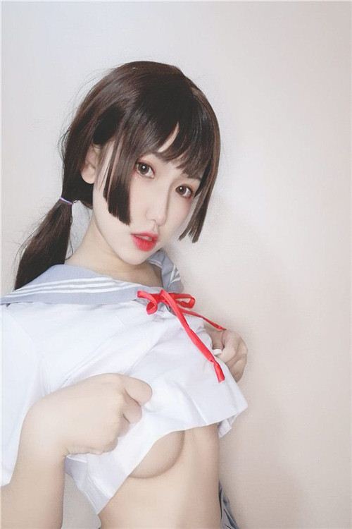 芋圆侑子SJ 双马尾水手服写真(8)