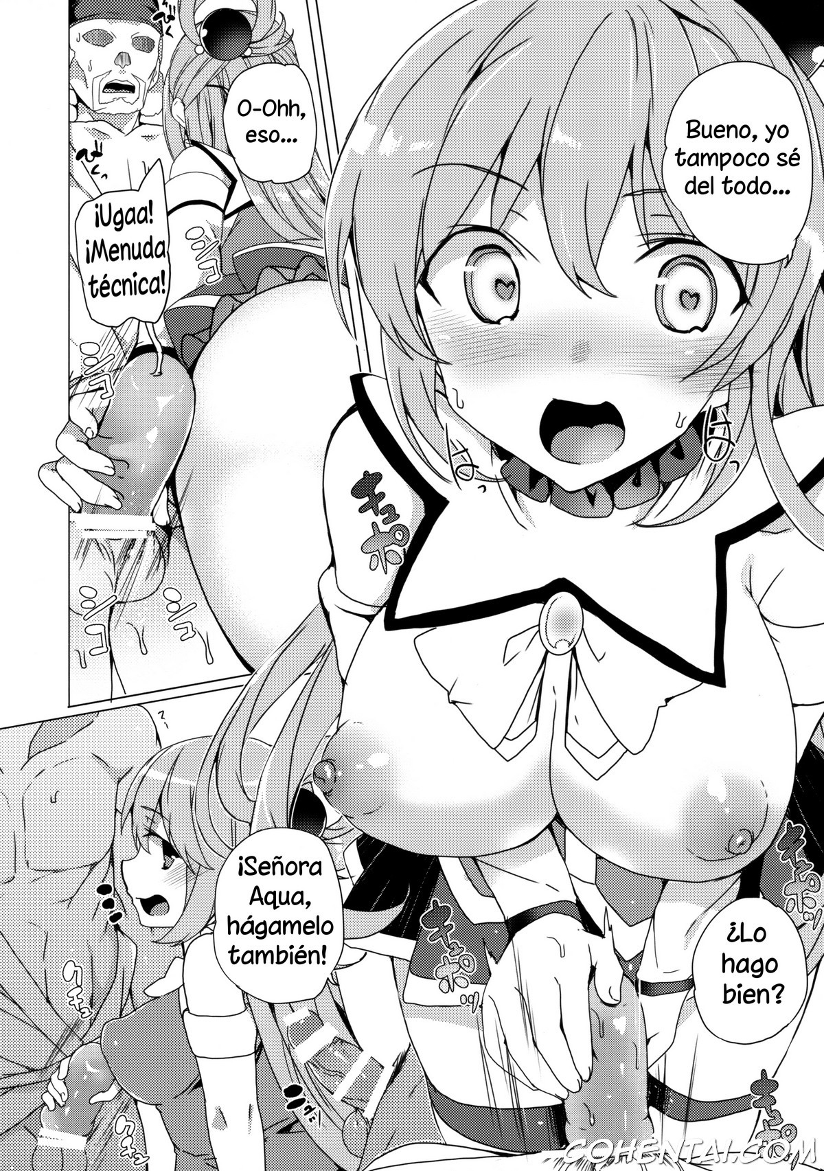 Axis-kyou ni Haitte kudasai (Kono Subarashii Sekai ni Syukufuku o!) xxx comics manga porno doujin hentai español sexo 