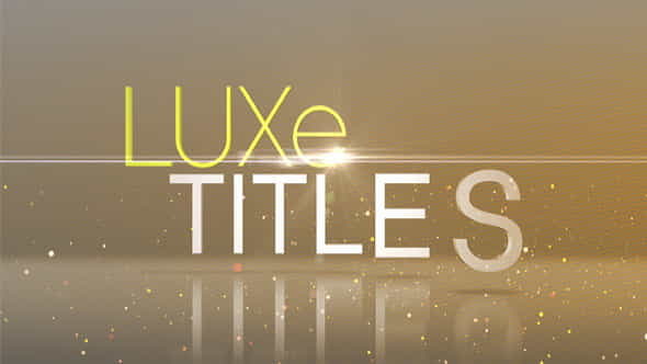 Luxe Titles - VideoHive 272367