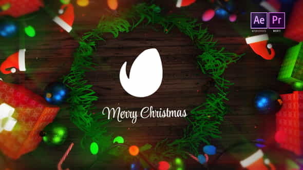 Christmas Vibe Logo Reveal - VideoHive 35335362