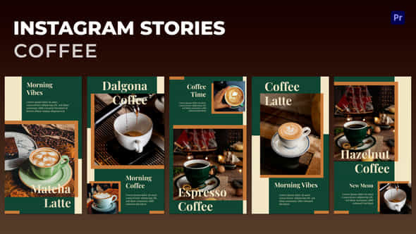 Coffee Instagram Stories - VideoHive 47449998
