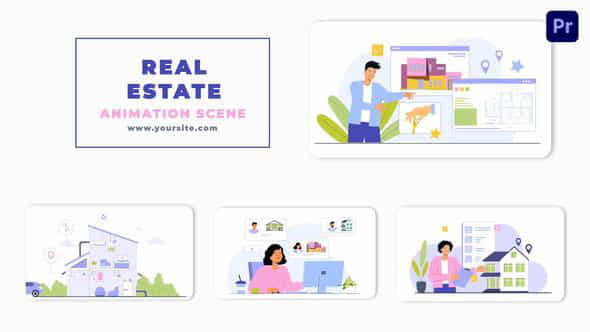 Real Estate Premiere Pro Animation Scene | VideoHive 46463461