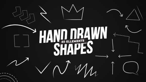Hand Drawn Shapes - VideoHive 45506192