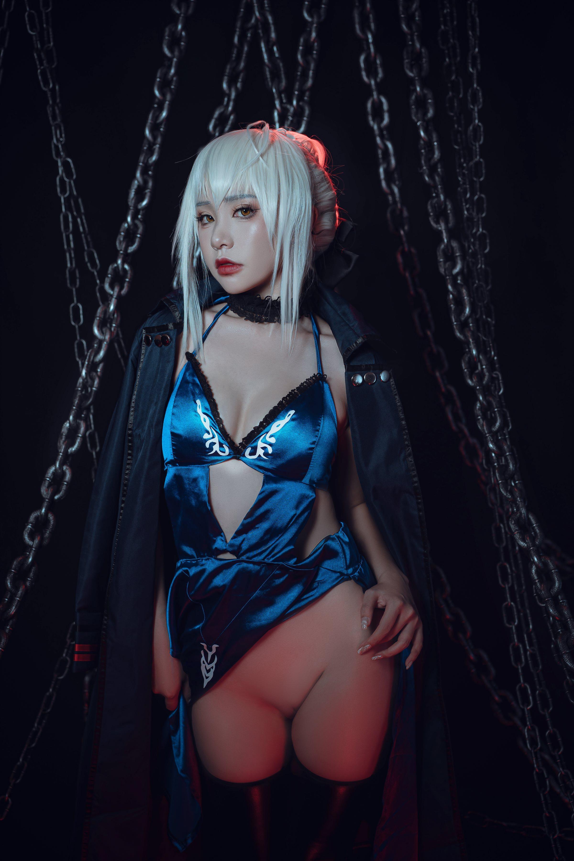 爆机少女喵小吉 Nekokoyoshi - 七月 Fate stay night 黑呆 - Saber Alter(5)