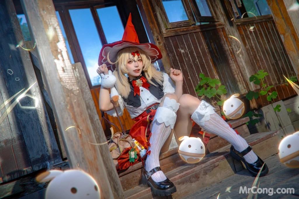 Coser@黏黏团子兔: 琪花星烛·可莉 可莉炸鱼舞 (66 photos )(62)