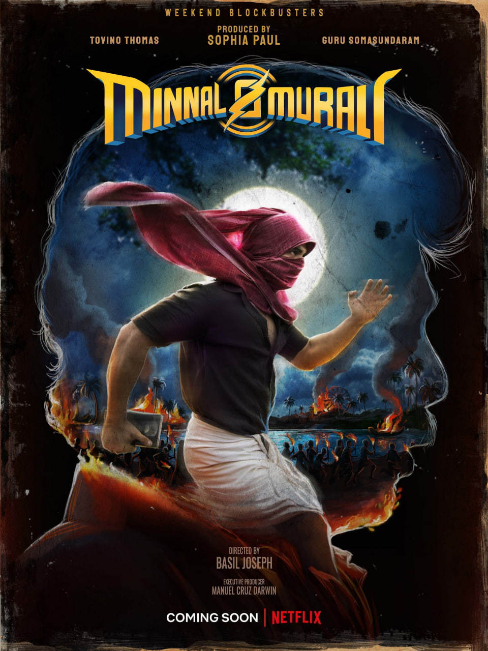 Minnal Murali (2025) Hindi Dubbed Movie ORG 720p | 480p | ESubs Download
