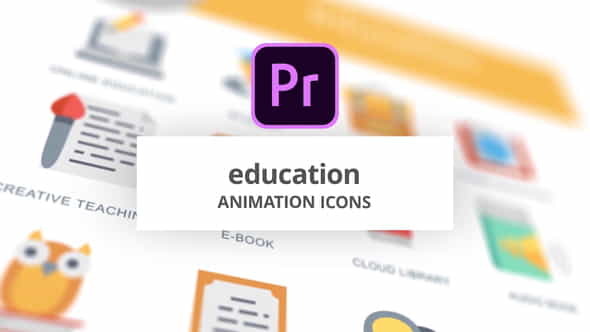 Education - Animation Icons (MOGRT) - VideoHive 26755697