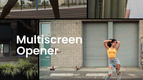 Minimal Multiscreen Opener - VideoHive 34066559