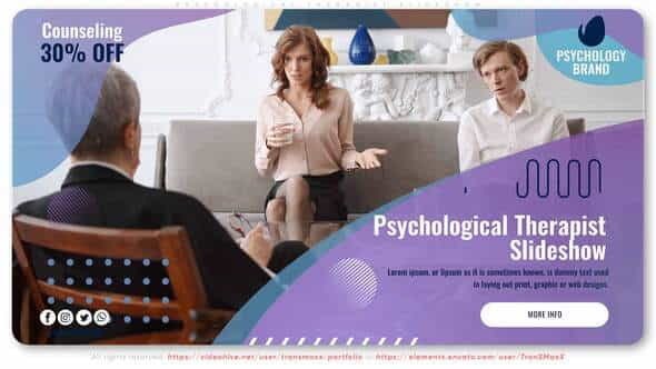 Psychological Therapist Slideshow - VideoHive 29478943