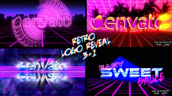 Retro Logo Reveal - VideoHive 19323162