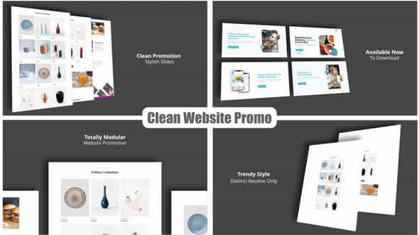 Clean Website Promo - VideoHive 40506978