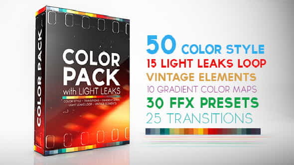 Color Pack with Light Leaks - VideoHive 12251466