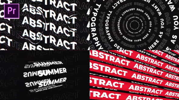 Abstract Typography - VideoHive 30469263
