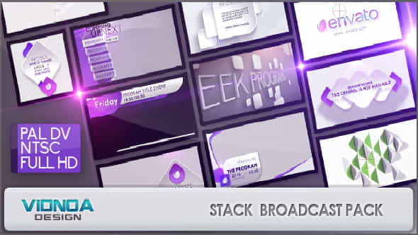 Stack Broadcast Package | Fashion - VideoHive 7606181