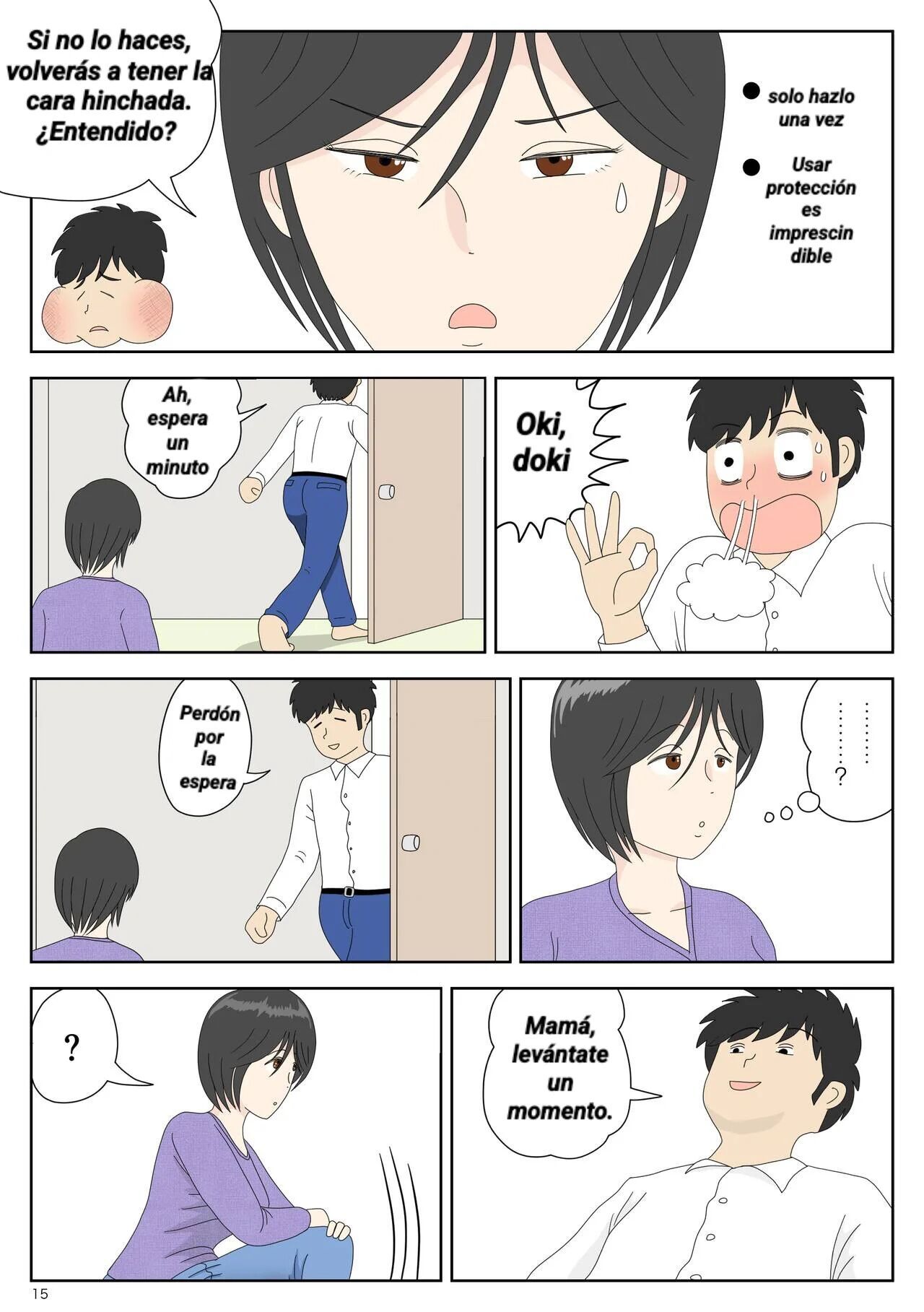 [Mizuarai no kai] Onaneta Kaa-san 3  Mamá es mi material para masturbación 3 [Spanish] [Chompita]