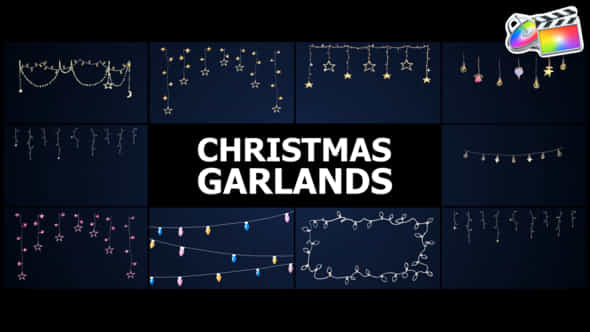 Christmas Garlands Fcpx - VideoHive 48914084