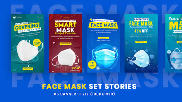Face Mask Ads - VideoHive 35383247