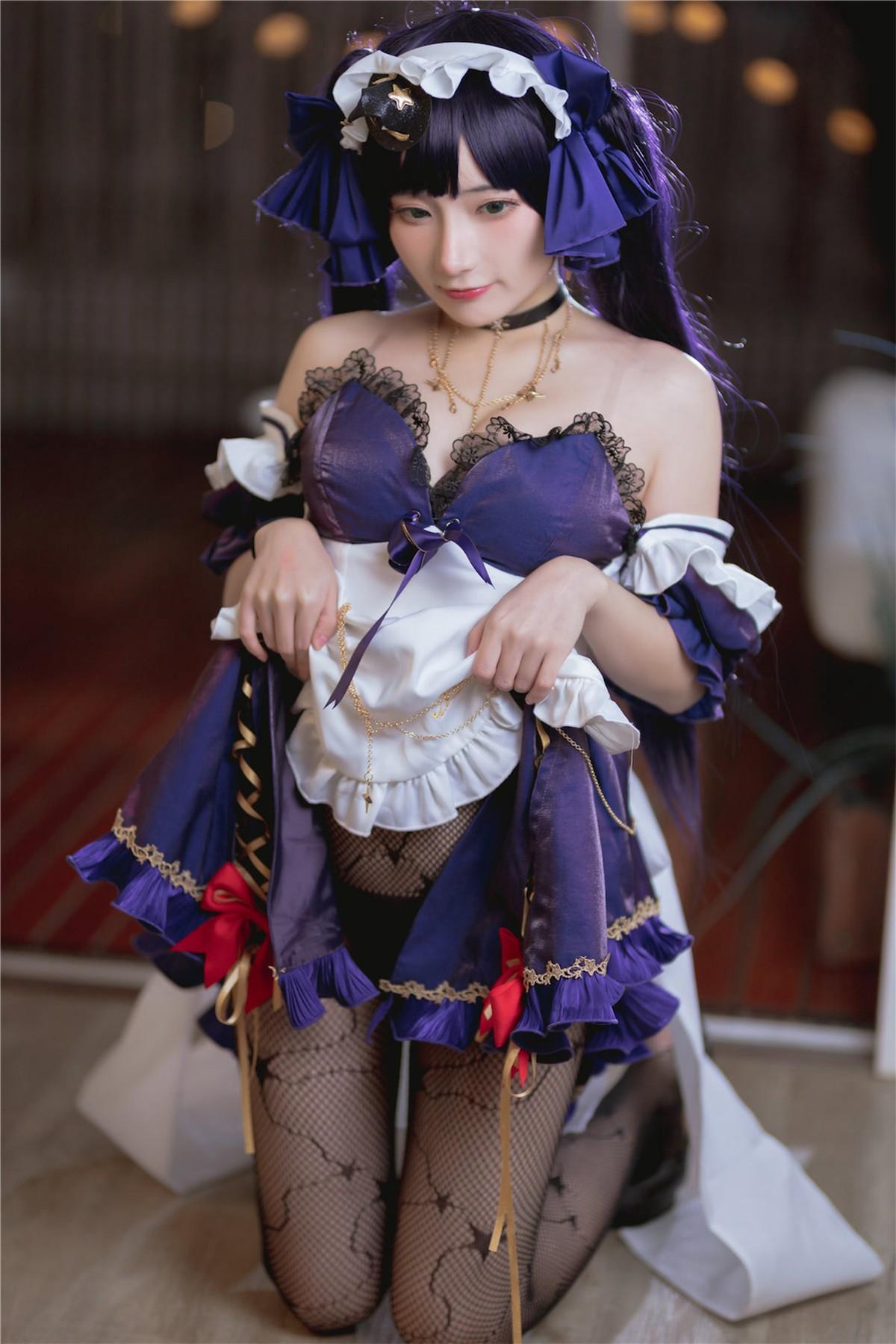 Cosplay 是三不是世 原神莫娜女仆(22)