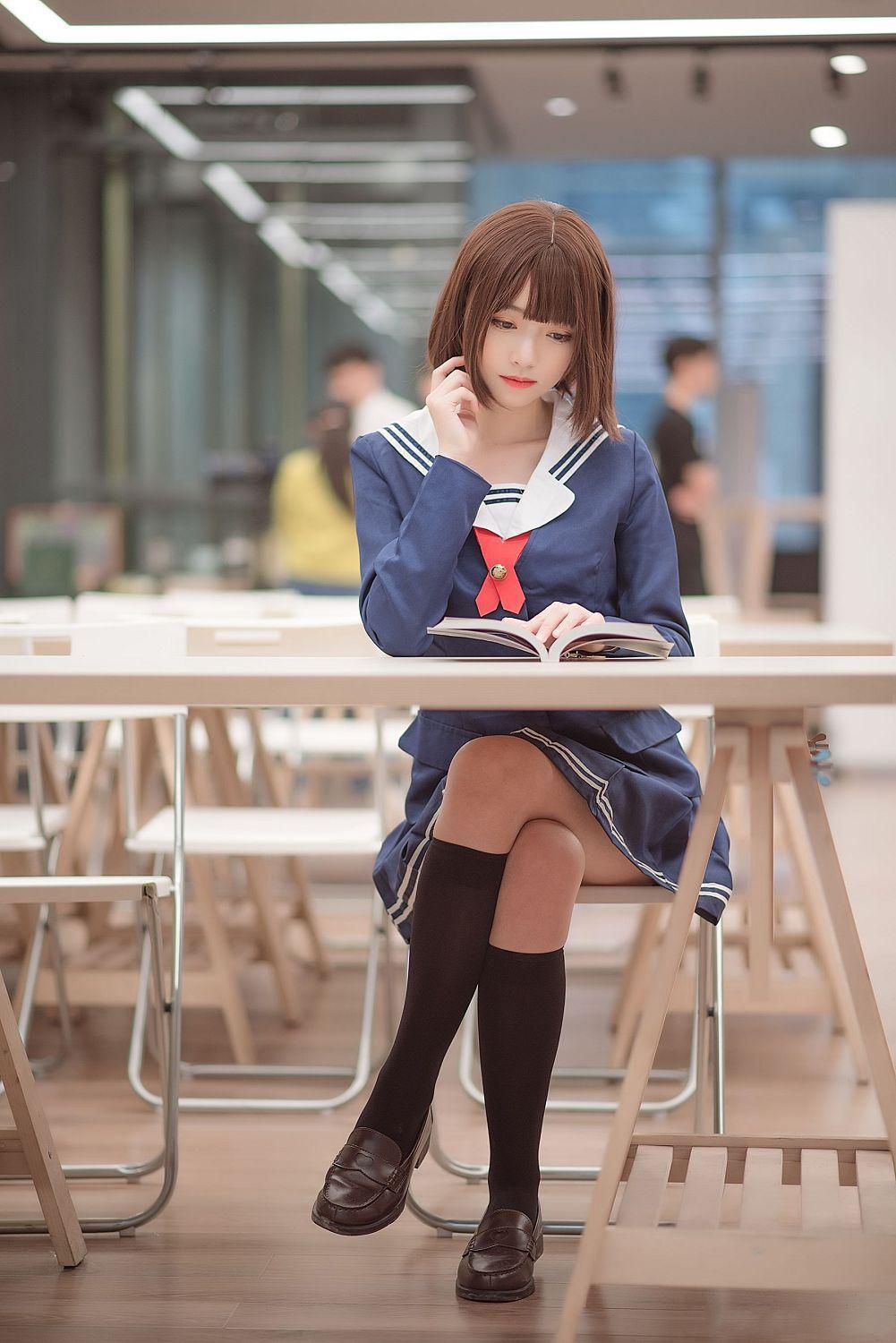 [福利女神cosplay] 大大卷卷小卷 - 加藤惠校服(11)