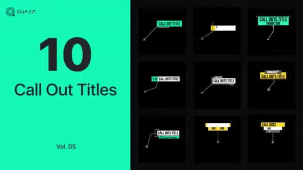 Call Out Titles Vol 05 - VideoHive 45094566