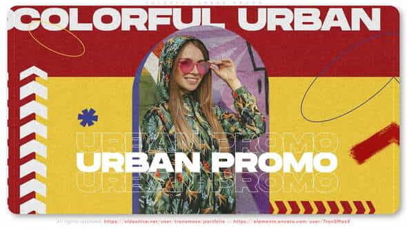 Colorful Urban Promo - VideoHive 32194735