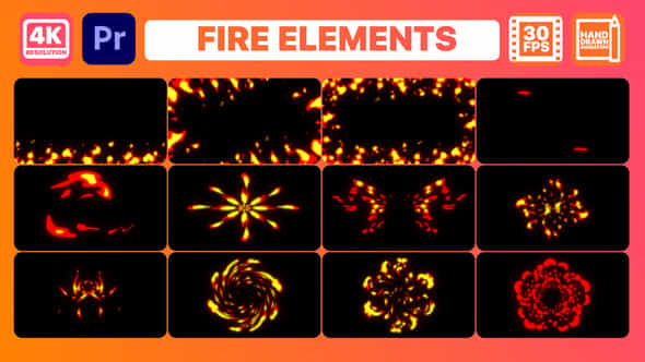 Fire Elements - VideoHive 30375544