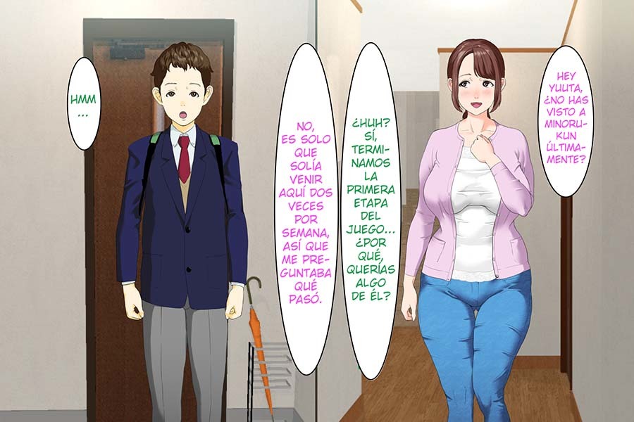[Hy-dou (Hyji)] Kinjo Yuuwaku Daisandan <Tomodachi no Okaa-san Hen> Zenpen [Spanish]