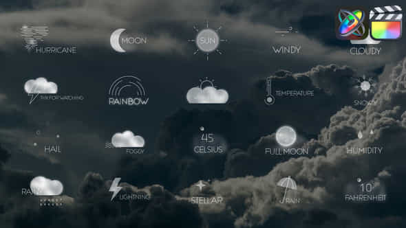 Weather Titles - VideoHive 47640732