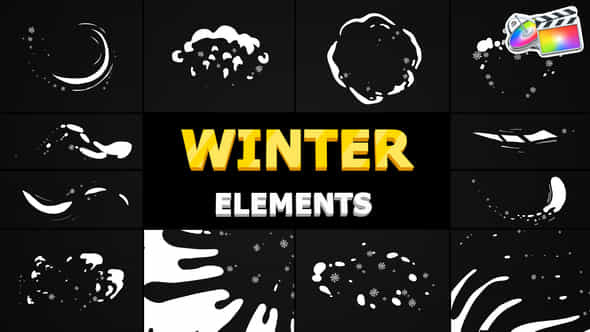 Snow Motion Elements - VideoHive 29557630